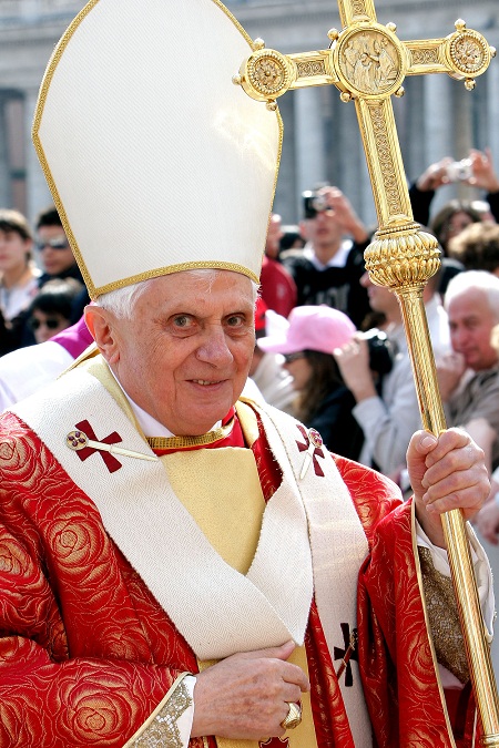 Pope Benedict XVI Celebrates Holy Mass